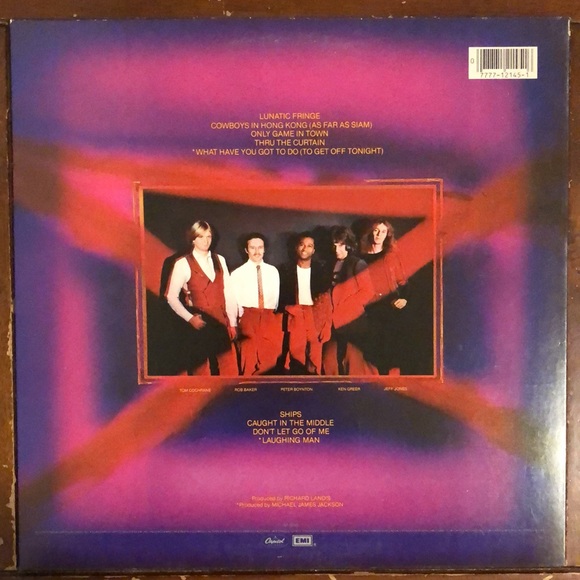 Red Rider As Far As Siam Vinyl Lp '81 - Picture 2 of 7